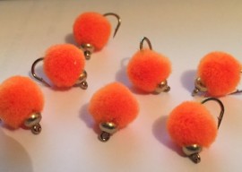 Bead Head Orange Glo Bug