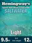 Hemingway's Furled Saltwater Leader Light 9.5ft 12lb