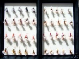 40 of the Best Klinkhamer Dry Fly Fishing Flies in a Fly Box
