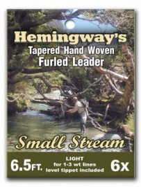 Hemingway's Furled Leader 6.5ft 1-3wt