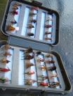 35 Bristol Hoppers/English Hopper /Bibio/ Boxed Collection of Goto hopper patterns that take fish world wide