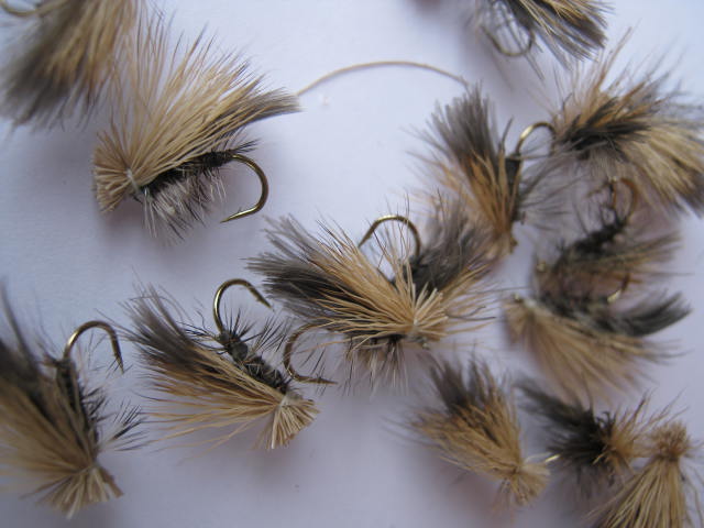 Gray Fly Fishing Fly Elk Hair Caddis 